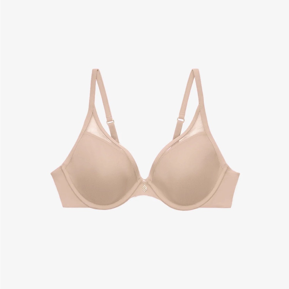 NWT Thirdlove Bra Nude Classic Contour Plunge 34D